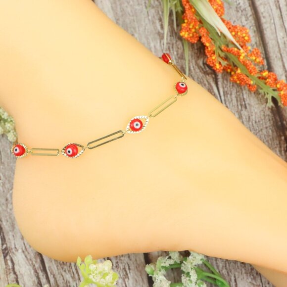Dainty Anklet for Women – Elegant Everyday Jewelry & Perfect Gift | MLCRC1670 - Picture 9 of 10